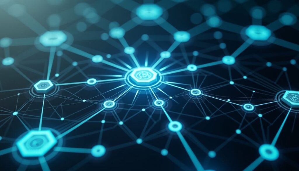Op deze foto zie je Blockchain als voorbeeld van crypto termen