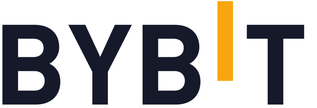 Op deze foto zie je het Bybit logo in vergelijking met Bybit vs Bitvavo